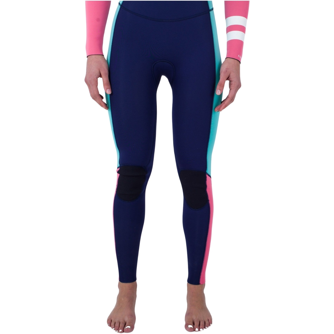 2024 Hurley Dames Advant 4/3mm Borst Ritssluiting Wetsuit WFS0013403 - Flag Blue